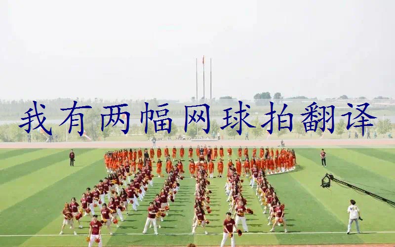 我有两幅网球拍翻译